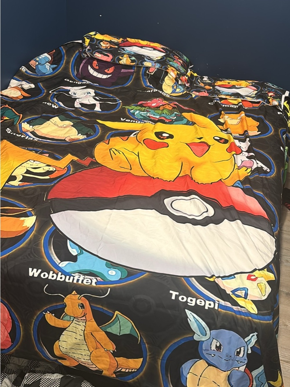 Pokemon duvet with pillowcases queen